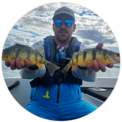 The ol' Micro Drop Shot rig paid off with some chunky perch on my first real  kayak fishing trip of the year. Looking forward to the nex