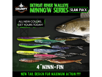 Detroit River Walleye: Minnow Series Slam Pack